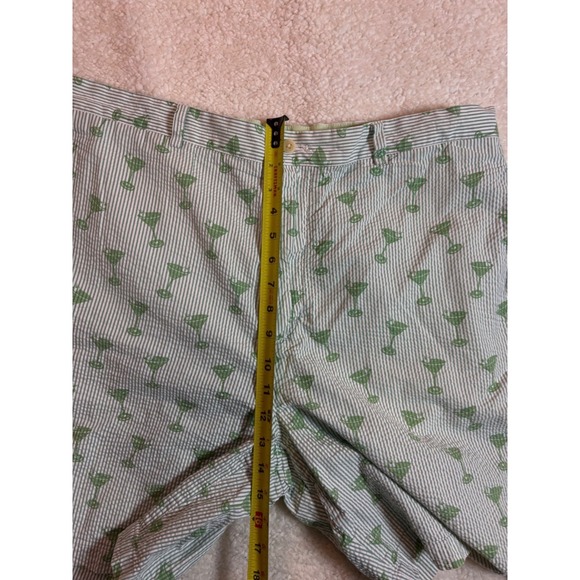 Brooks Brothers Mens Seersucker Martini Print Shorts Size 38 - Picture 13 of 14
